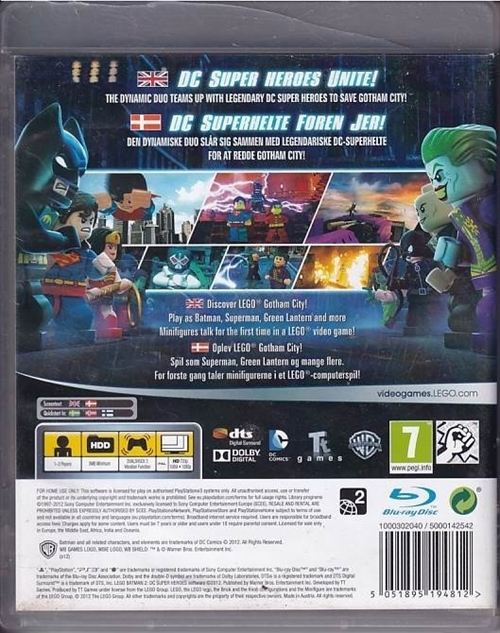 Lego Batman 2 - DC Super Heroes - PS3 (B Grade) (Genbrug)